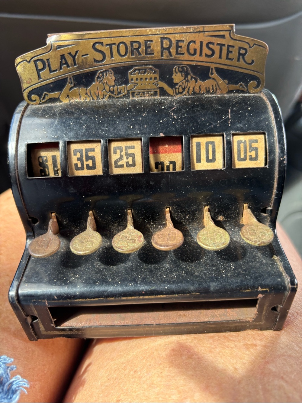 1920s vintage Play Store Register